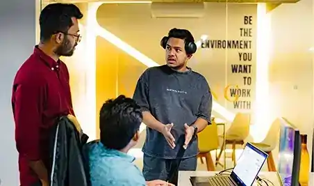 Developer team meeting